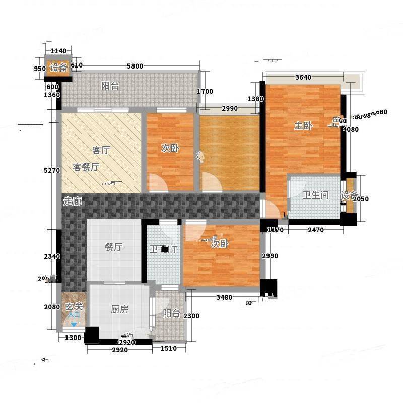 雅居乐·铂爵山4室0厅0卫142㎡户型图