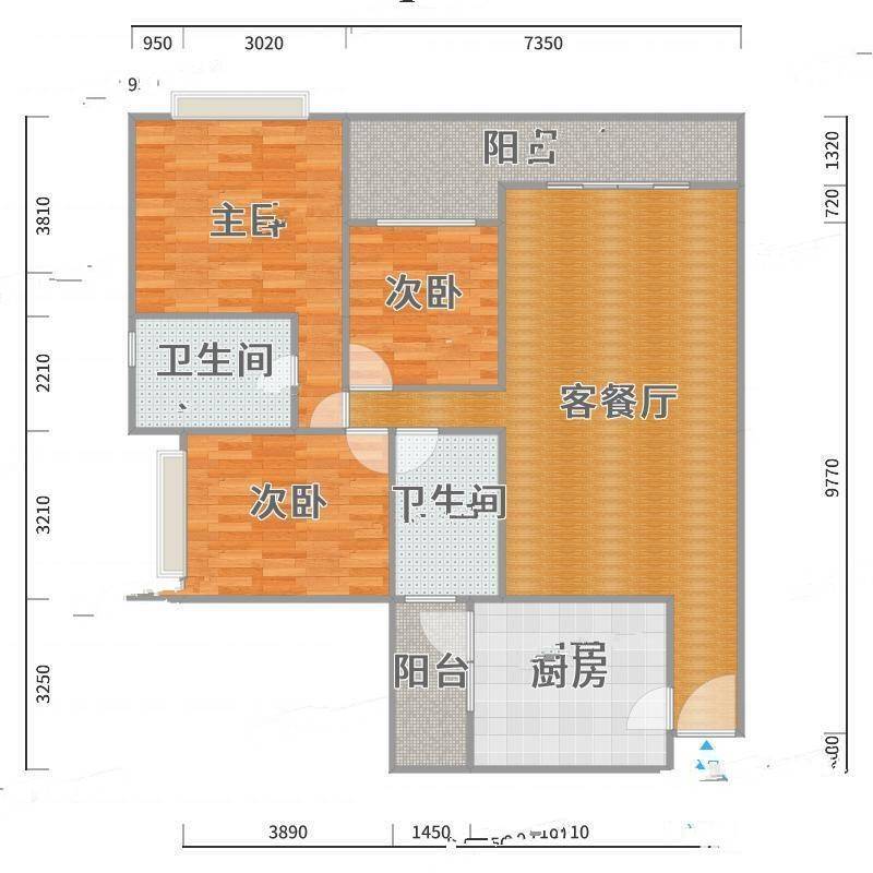 凯茵新城A10区日出康城3室0厅0卫141㎡户型图