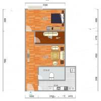 利和国际公寓2室0厅0卫81㎡户型图