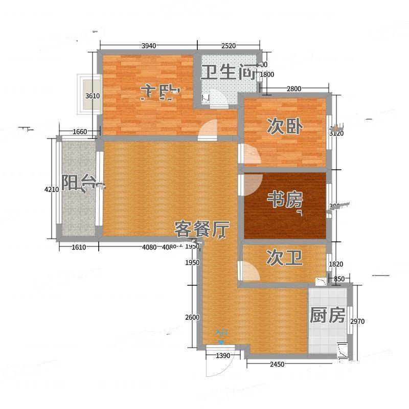 锦绣半岛3室0厅0卫125㎡户型图