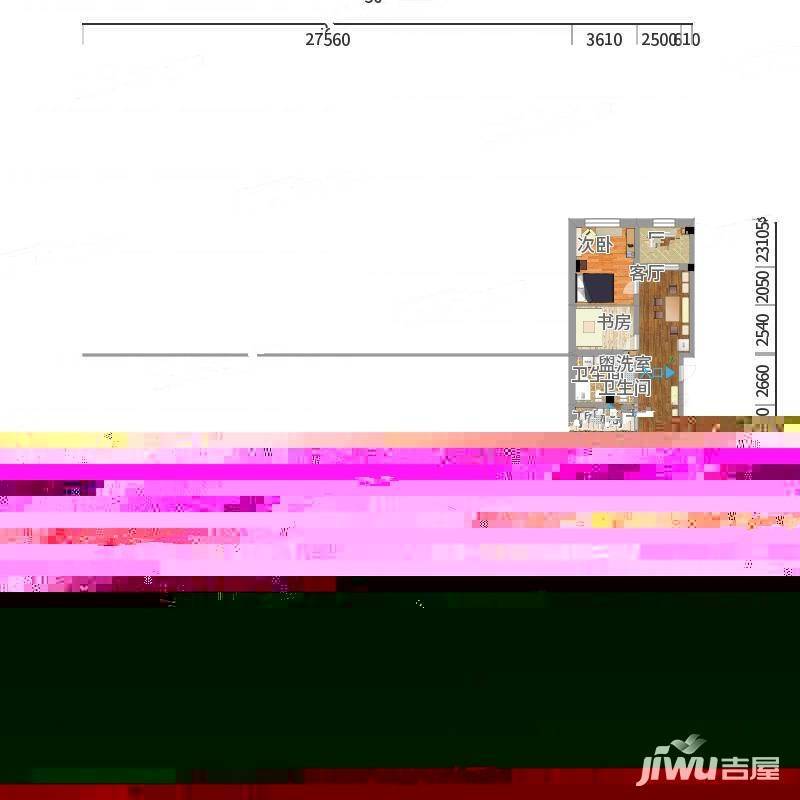 陆都花园5号楼4室0厅0卫166㎡户型图