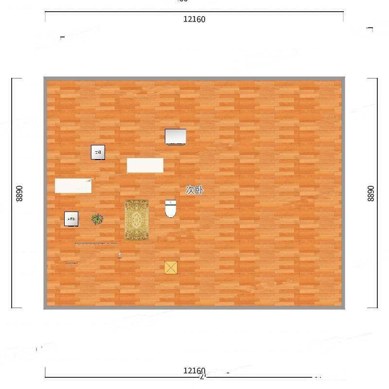 陆都花园5号楼1室0厅0卫132㎡户型图