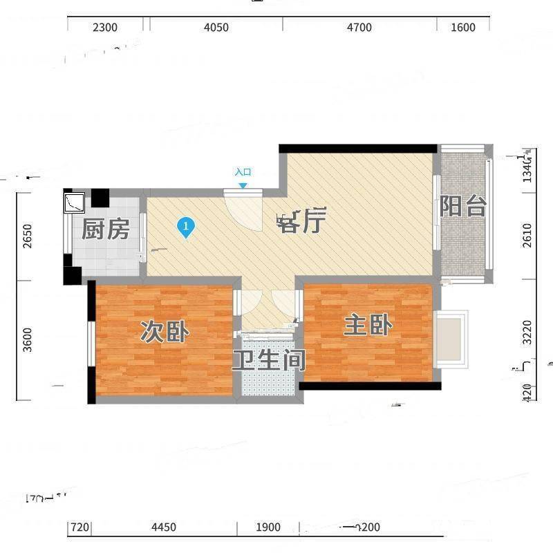 盛园丽城2室0厅0卫86㎡户型图