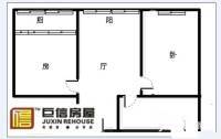 红山万和城2室2厅2卫96㎡户型图