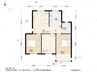 电业二社区3室1厅1卫95㎡户型图