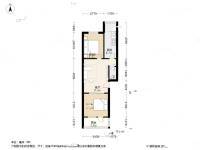 棉一西区2室1厅1卫68.8㎡户型图