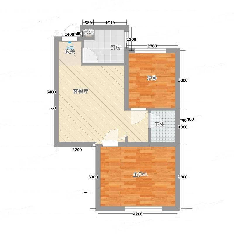 西花园2室0厅0卫212㎡户型图