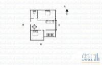 天泉花苑2室1厅1卫1㎡户型图