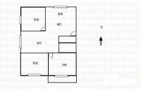漪汾街安装公司宿舍3室2厅1卫75㎡户型图