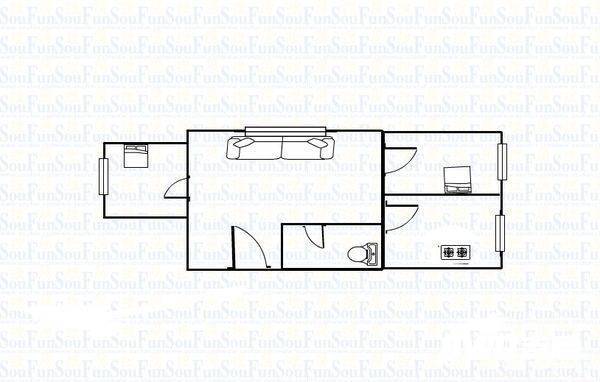 和佳世纪柏林2室1厅1卫92㎡户型图