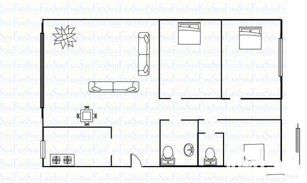 腾龙雅苑3室2厅2卫150㎡户型图