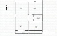 赛马场锦绣苑2室2厅1卫90㎡户型图