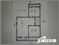 中国银行宿舍府西街小区3室1厅1卫75㎡户型图