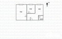 太矿享堂小区2室0厅1卫40㎡户型图