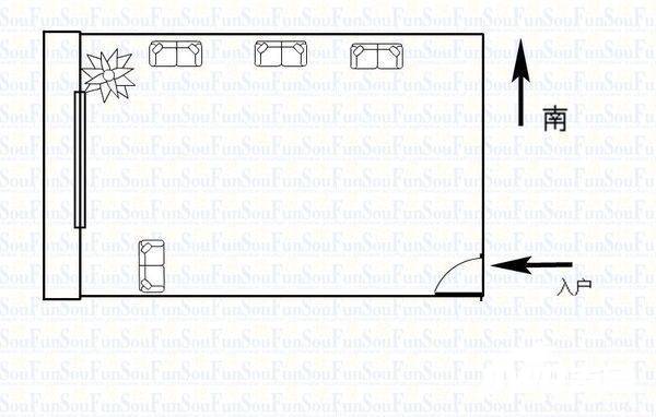 盛伟大厦1室1厅1卫111㎡户型图