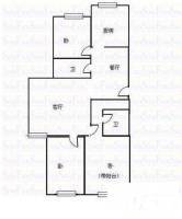 星河广场小区3室2厅2卫147㎡户型图