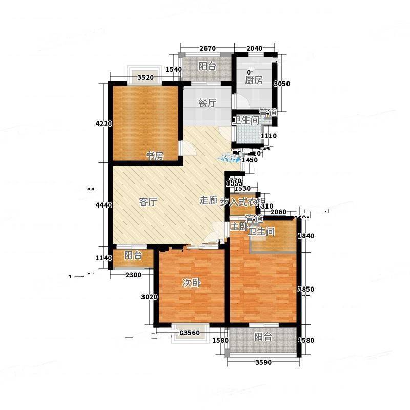 欧风丽景3室0厅0卫141㎡户型图