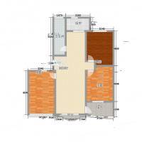 知春园3室0厅0卫157㎡户型图