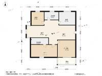 雅戈尔西湖花园3室2厅2卫117.4㎡户型图