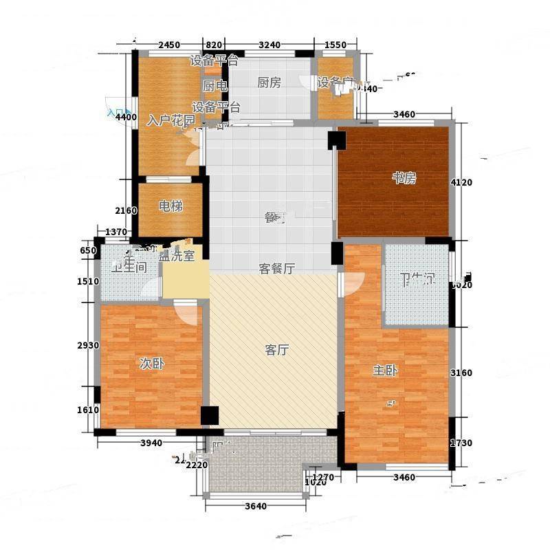 金声玉府3室0厅0卫164㎡户型图