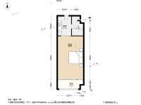 富邦世纪广场1室1厅1卫54㎡户型图