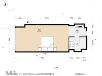 富邦世纪广场1室1厅1卫52.6㎡户型图