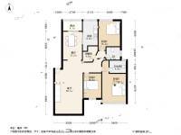 四季桂花园二期怡桂苑3室2厅2卫122㎡户型图