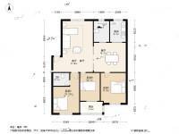 中河家园3室2厅2卫123.3㎡户型图