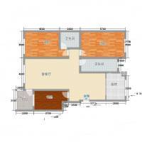 大公馆3室0厅0卫156㎡户型图