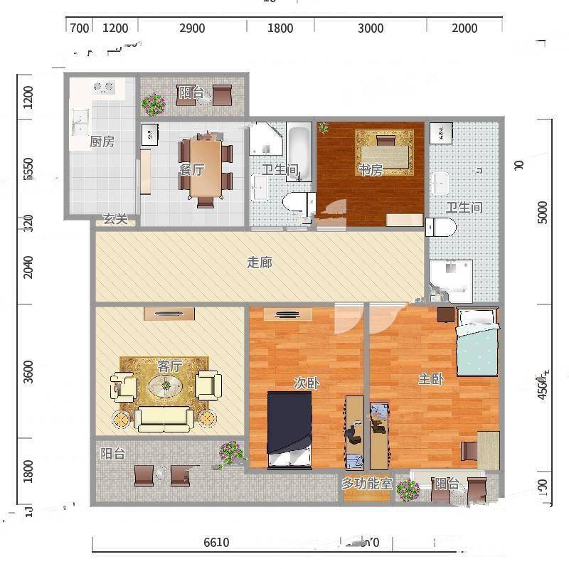 世贸首府3室0厅0卫151㎡户型图