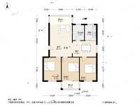 新艳公寓3室2厅1卫98.1㎡户型图