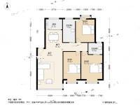 沁园坊3室2厅2卫109.5㎡户型图