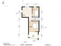 双东坊社区2室1厅1卫47.4㎡户型图