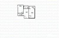 日化小区2室1厅1卫73㎡户型图