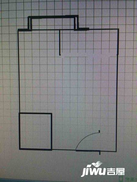 简爱公寓1室0厅1卫48㎡户型图