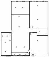 太白庭院3室2厅2卫124㎡户型图