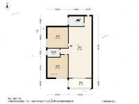 华城万象2室2厅1卫89.7㎡户型图