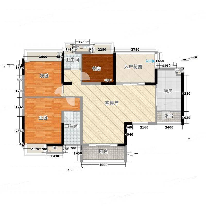 华山半导体家属院3室0厅0卫140㎡户型图