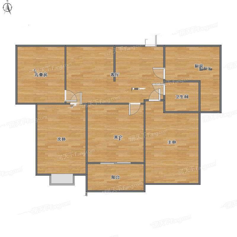 阳光美地小区3室1厅0卫142㎡户型图