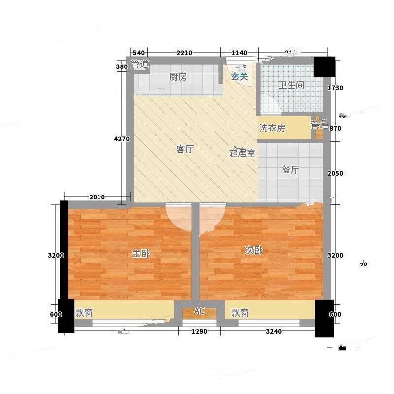 鑫宇住宅小区2室0厅0卫73㎡户型图