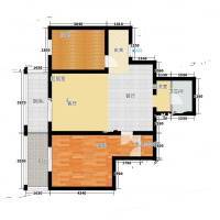 电子城教育局小区2室0厅0卫83㎡户型图