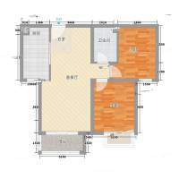 太华路鑫园小区2室0厅0卫80㎡户型图