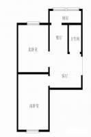 香滨路小区2室1厅1卫45㎡户型图