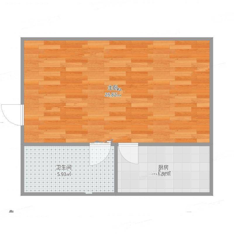 中原新城新天地1室0厅0卫52㎡户型图