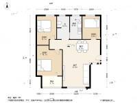 正商新蓝钻3室1厅1卫113.8㎡户型图