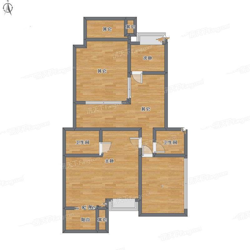 福清金辉华府5室2厅0卫236㎡户型图