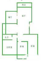 警官公寓(西洪路)3室2厅2卫113㎡户型图