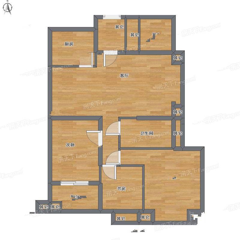 融侨观澜3室1厅0卫131㎡户型图