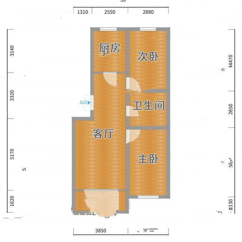 平安北区2室0厅0卫81㎡户型图