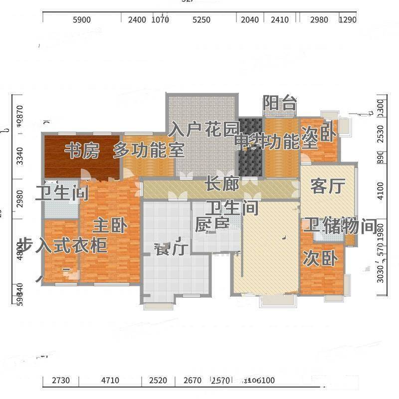 阿卡笛亚4室0厅0卫333㎡户型图